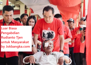 Luar Biasa Pengabdian Rudianto Tjen untuk Masyarakat