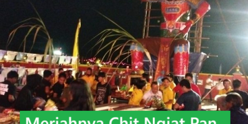 Meriahnya Chit Ngiat Pan di Kampung Cengel, Ada Lelang 1 Payung Seharga Rp150 Juta