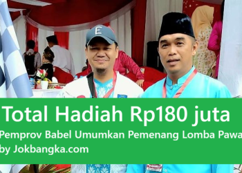 Pemprov Babel Umumkan Pemenang Lomba Pawai, Total Hadiah Rp180 juta