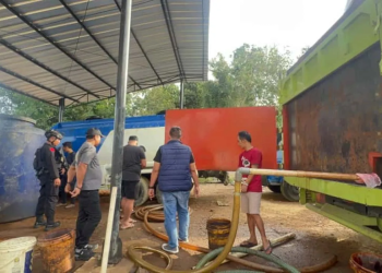 Polda Bangka Belitung Bongkar Gudang Penimbunan 42 Ton BBM Bersubsidi Ilegal di Bangka