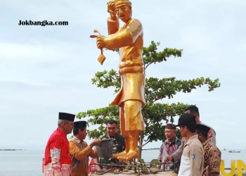 Pemkab Bangka Barat Bangun Tugu Perang Ketupat di Pantai Pasirkuning Tempilang, Perkuat Wisata Budaya