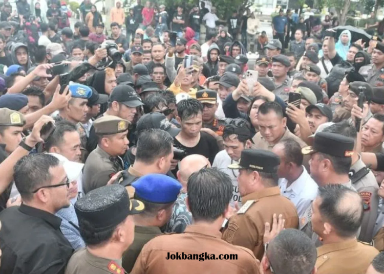 Empat Tuntutan Aliansi Masyarakat Penambang Kepulauan Bangka Belitung di Depan Kantor Gubernur Babel 2026