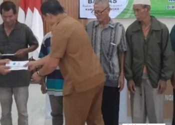 Baznas Bangka Salurkan Bansos Uang Tunai Rp300 Juta bagi 1.000 Mustahik di Ramadhan 2026