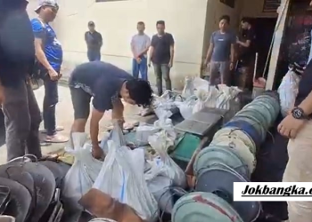 Polres Bangka Bongkar Operasi Peleburan Timah Ilegal