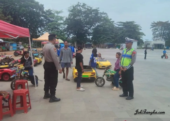Polres Bangka Selatan Amankan Objek Wisata Saat Libur Lebaran 2026, Pastikan Keamanan Wisatawan