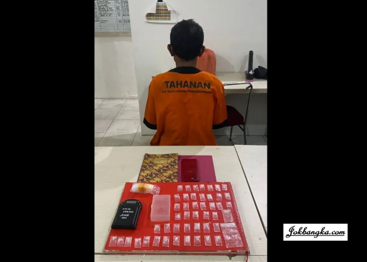 Polresta Pangkalpinang Tangkap Pria 46 Tahun Diduga Pengedar Sabu