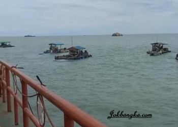 Puluhan TI Kapal Selam Ilegal Kepung KIP Mitra PT Timah di Sukadamai, Aktivitas Tambang Liar Kian Meresahkan