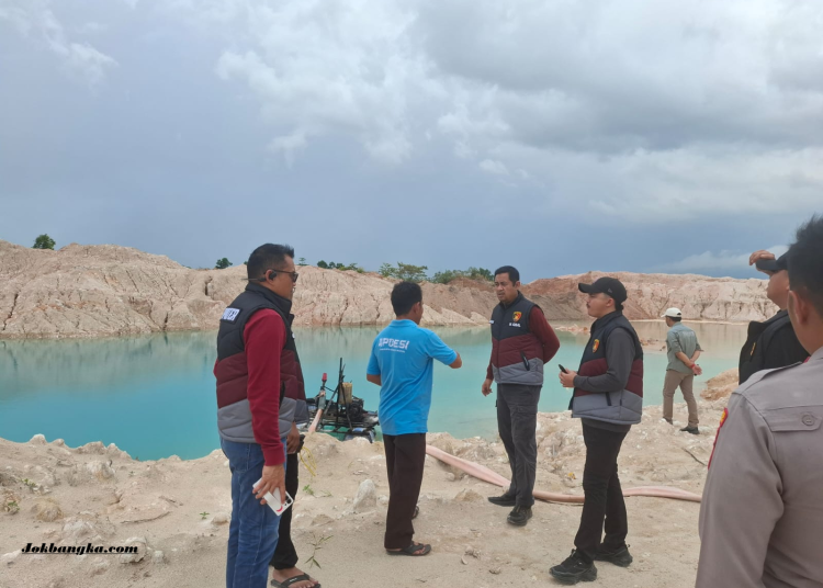 Penindakan Tambang Ilegal di Bangka Selatan: Polisi Temukan Excavator di Kawasan Hutan Produksi