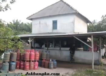 Rumah Pengoplos Elpiji Subsidi di Bangka Tengah Digerebek Polisi, 4 Pelaku Ditangkap dan Terancam 6 Tahun Penjara