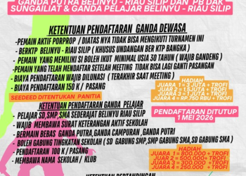 Turnamen Badminton GOR Cup I Belinyu 2026 Resmi Dibuka, Perebutkan Jutaan Rupiah dan Trofi