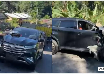 Kecelakaan Heboh di Pelangas Bangka Barat! Tiga Mobil Diduga Terlibat Tabrakan di Tikungan Rawan, Warga Berhamburan ke TKP