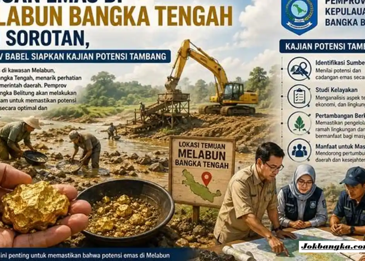 Temuan Emas di Melabun Bangka Tengah Hebohkan Warga, Bisakah Emas dan Timah Berada dalam Satu Kawasan? Ini Penjelasan Ahlinya