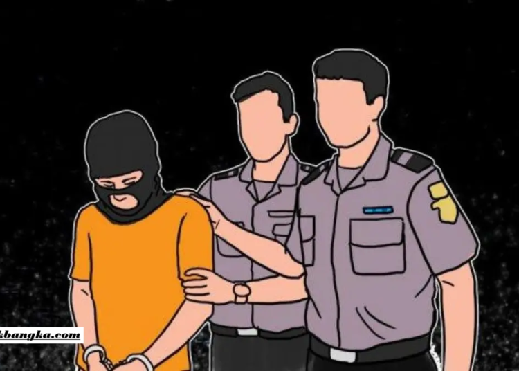 Baru Keluar Penjara, Residivis Kembali Ditangkap Polisi Usai Mencuri Handphone di Bangka