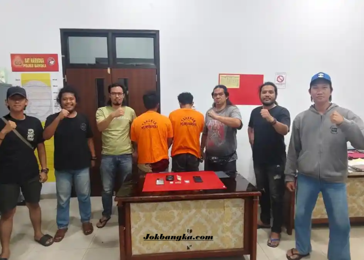 Dua Pengedar Sabu Kelas Kakap Lintas Provinsi Digerebek Tengah Malam di Belinyu, Polisi Sita Narkoba Siap Edar