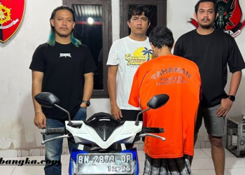 Gadai Motor Kakak untuk Sabu dan Judol, Residivis Pangkalpinang Diciduk Buser Naga