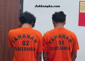 Geger! Dua Pemuda Ditangkap Polres Bangka di Air Anyir, Ganja 15,5 Gram Disita