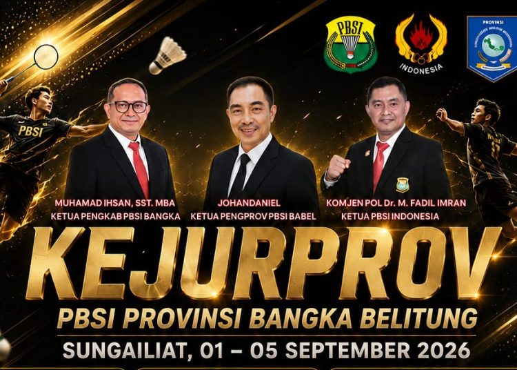 Turnamen Kejurprov PBSI Babel 2026 di Sungailiat, Total Hadiah Capai Rp105 Juta