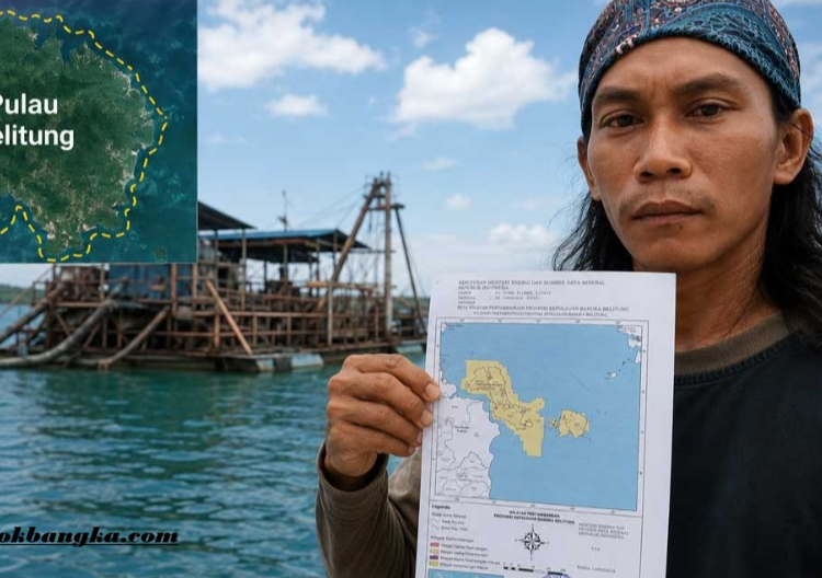 Seluruh Daratan dan Laut Belitung Masuk Wilayah Tambang? Aktivis Pertanyakan Kepmen ESDM