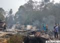 4 Rumah Bedeng di Parittiga Bangka Barat Ludes Terbakar, Diduga Sengaja Dibakar, Kerugian Rp135 Juta