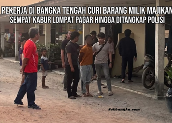 Pekerja di Bangka Tengah Curi Barang Milik Majikan, Sempat Kabur Lompat Pagar hingga Ditangkap Polisi
