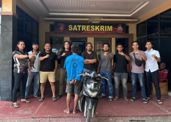 Pelaku Curanmor di Toboali Ditangkap, Motor Dipreteli dan Plat Nomor Dibuang ke Hutan