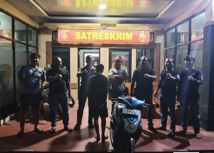 Pencuri Motor di Toboali Ditangkap Polres Bangka Selatan, Motor Rp5,8 Juta Digadai Rp200 Ribu