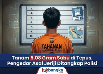 Tanam 5,08 Gram Sabu di Tepus, Pengedar Asal Jeriji Ditangkap Polisi