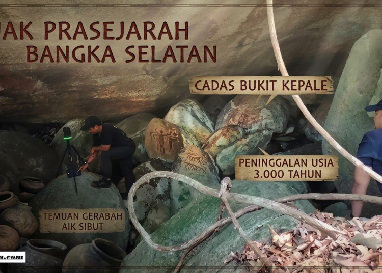 Jejak Prasejarah Bangka Selatan: Cadas Bukit Kepale 3.000 Tahun dan Temuan Gerabah Aik Sibut